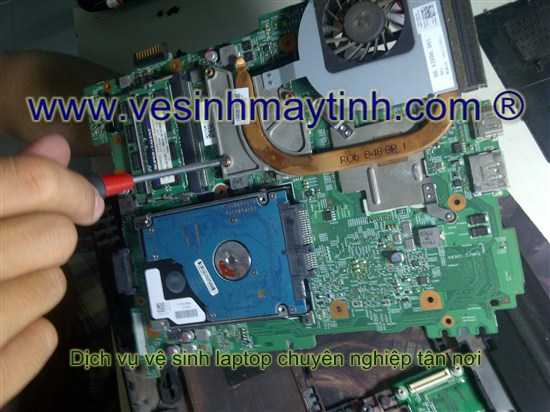 vệ sinh cpu laptop dell