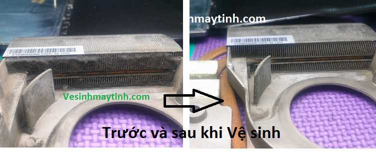 Trước và sau khi vệ sinh laptop